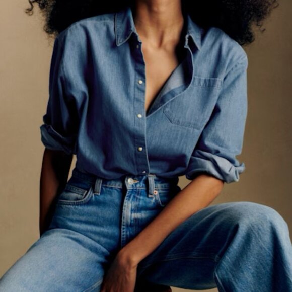 Sezane Max Shirt - Picture 1 of 5